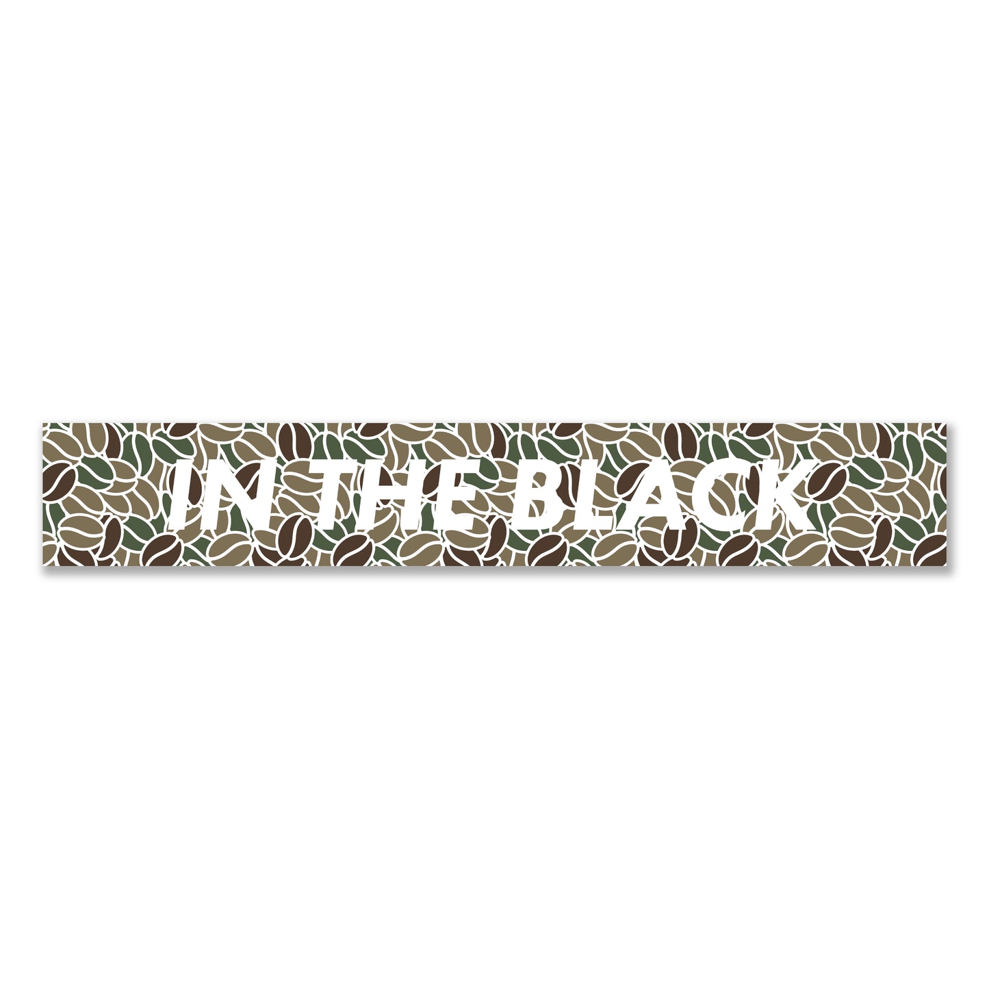ITB Coffee Bean Camo Sticker