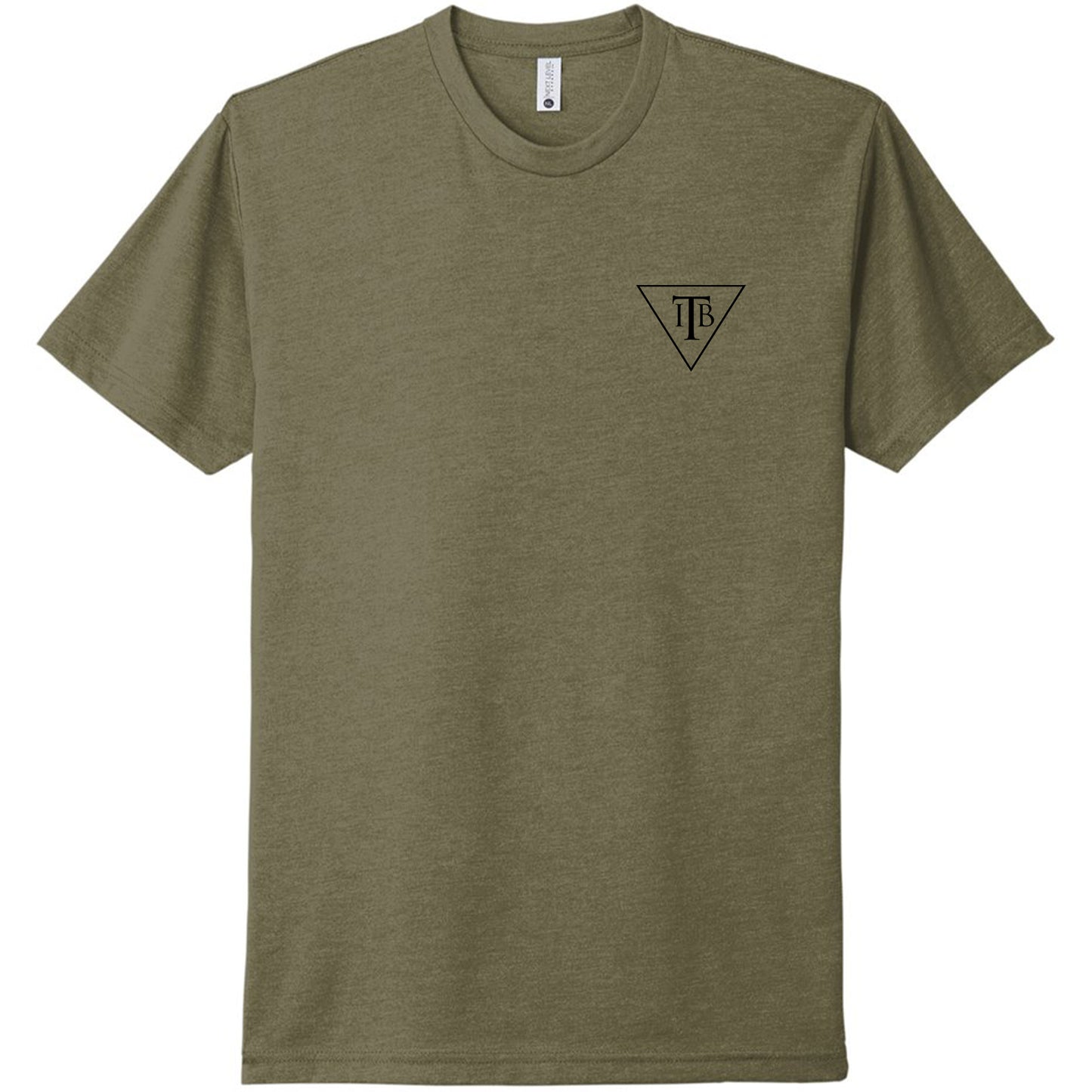 Tax Stamp Ruler T-Shirt Olive