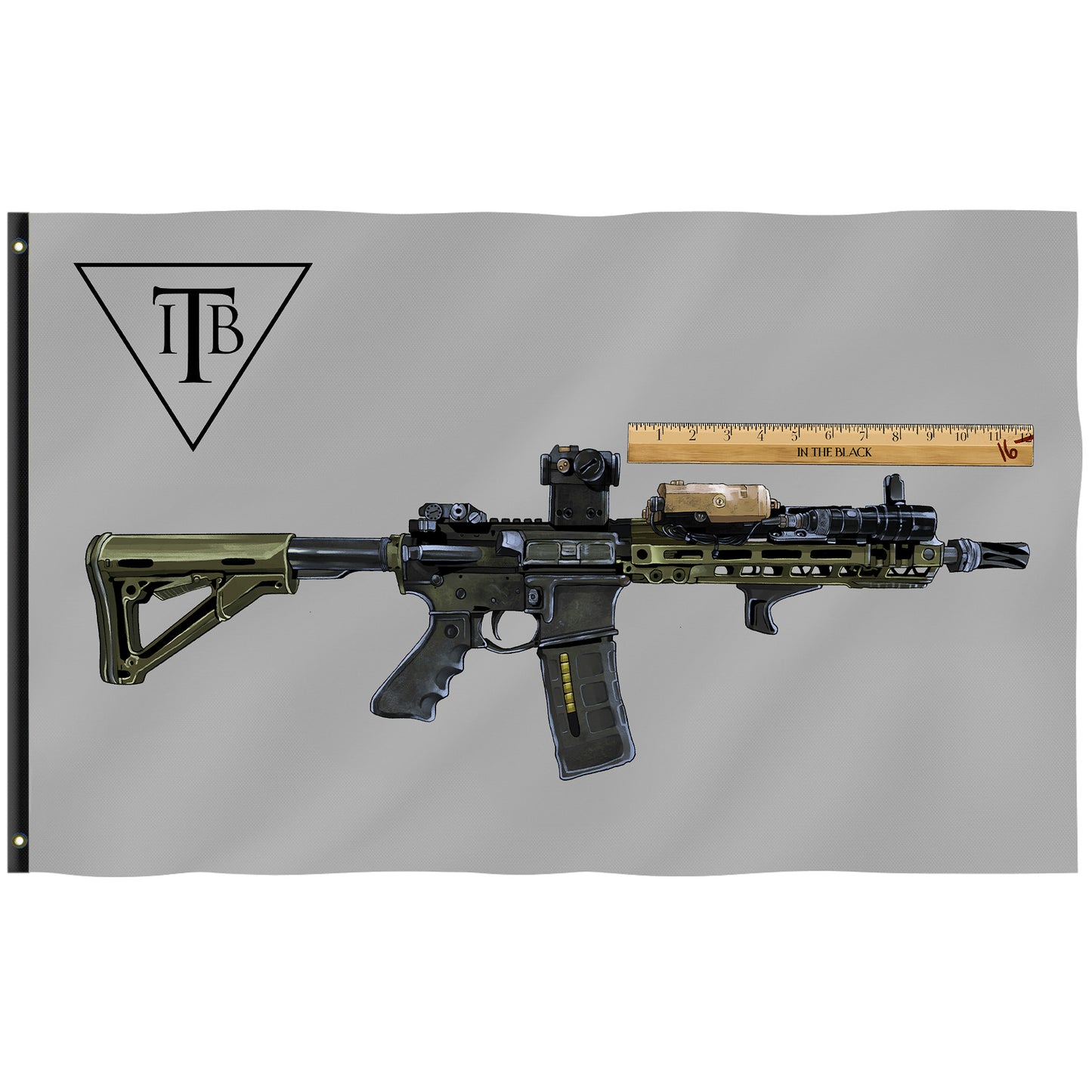Tax Stamp Ruler Flag