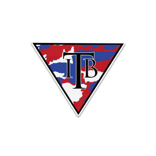 ITB Red White Blue Logo Sticker