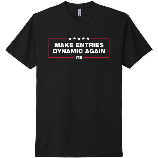 Make Entries Dynamic Again T-Shirt - Black