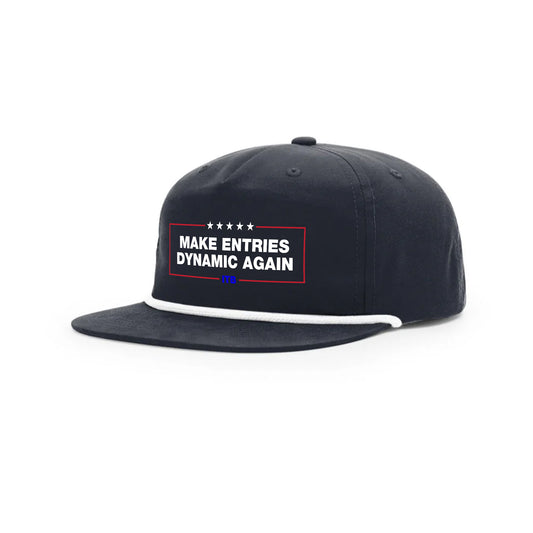 Make Entries Dynamic Again, Richardson 256 black hat with white rope