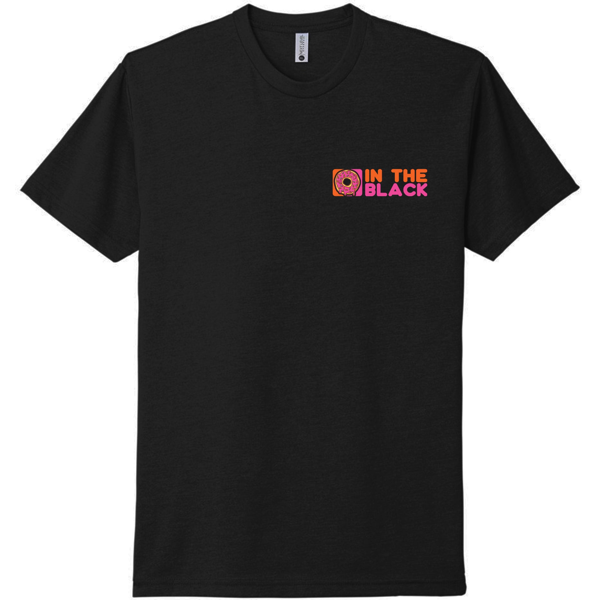 thick blue line, thin blue line, cops, law enforcement t shirt, pink frosted donut, dunkin donuts